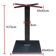Jilphar Furniture Heavy duty Cast Iron Table Base JP3008-GCC Home Center