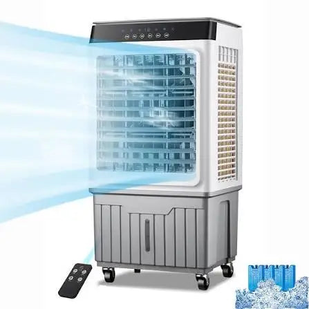 Heavy‑Duty Industrial Evaporative Air Cooler – 18,000 CMH Airflow, 150L Water Tank, 750W Power, Axial Fan, 3‑Speed Control, Outdoor & Commercial Cooling System