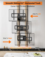 Load image into Gallery viewer, Heavy Duty TV Wall Mount for 42-110" TVs up to 220lbs with 8.2" Sliding Moving for Screen Centering, Full Motion TV Mount Fit 24"-16" Studs with Swivel,Tilt&amp;Level, Max VESA 800x600mm