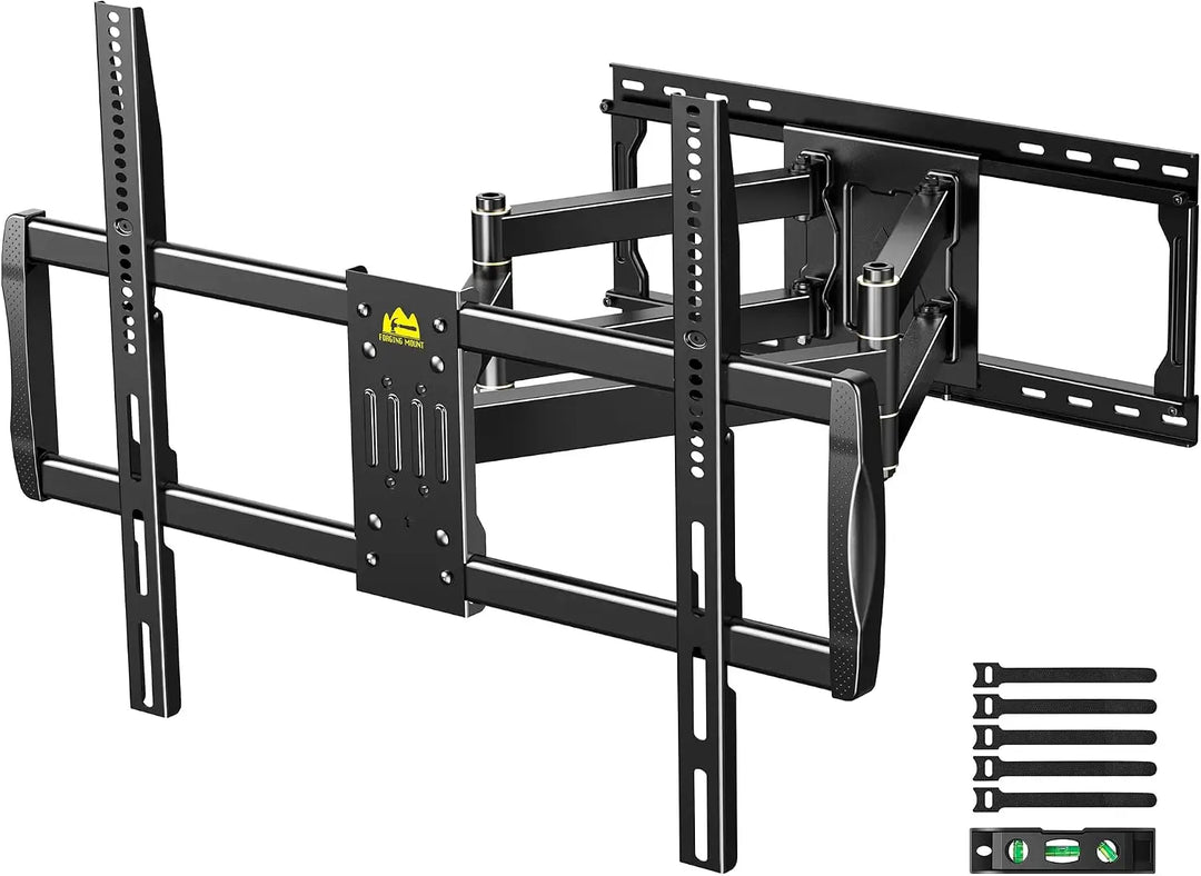 Heavy Duty TV Wall Mount for 42-110" TVs up to 220lbs with 8.2" Sliding Moving for Screen Centering, Full Motion TV Mount Fit 24"-16" Studs with Swivel,Tilt&Level, Max VESA 800x600mm