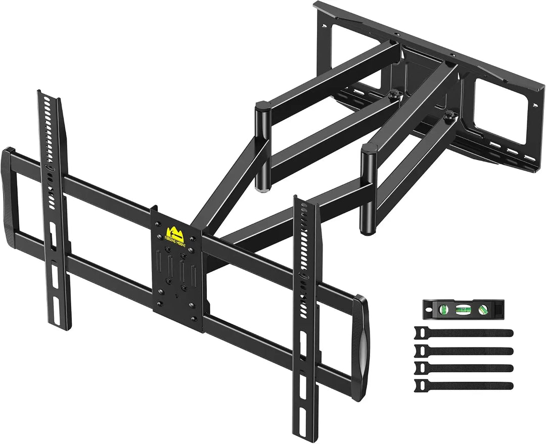 Heavy Duty XXL Full Motion TV Wall Mount for 55-120 inch Extra Large TVs 98" 100",Holds 275 lbs, Max VESA 900x600, 42.9" Extension Long Arm TV Mount Swivel,Tilt,Preassembled,16-24” Studs