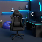 High Back Ergonomic Swivel Gaming Chair With Adjustable Backrest-GCC Home Center
