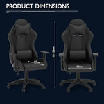 Load image into Gallery viewer, High Back Ergonomic Swivel Gaming Chair With Adjustable Backrest-GCC Home Center
