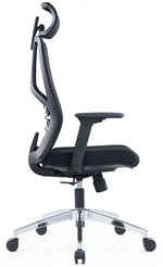 Load image into Gallery viewer, High Back Ergonomic Swivel Office Chair – Mesh Design with Adjustable Headrest &amp; Lumbar Support