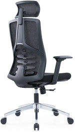 Load image into Gallery viewer, High Back Ergonomic Swivel Office Chair – Mesh Design with Adjustable Headrest &amp; Lumbar Support
