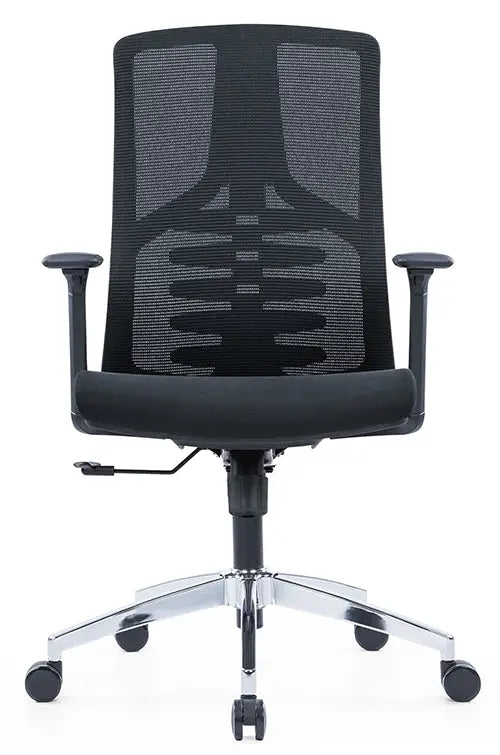 High Back Ergonomic Swivel Office Chair – Mesh Design with Adjustable Headrest & Lumbar Support