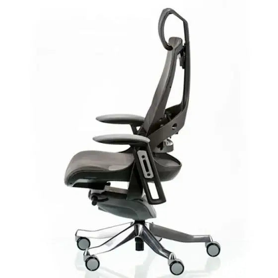 High Back Fabric Chair 49 cm - Black Office Chair-GCC Home Center