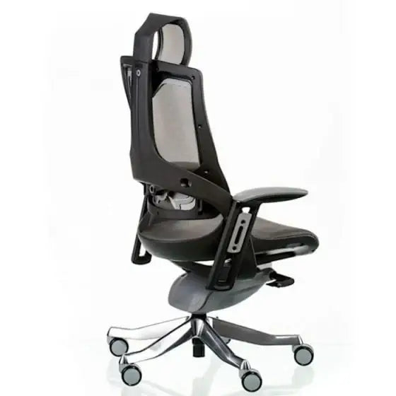 High Back Fabric Chair 49 cm - Black Office Chair-GCC Home Center