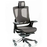 High Back Fabric Chair 49 cm - Black Office Chair-GCC Home Center