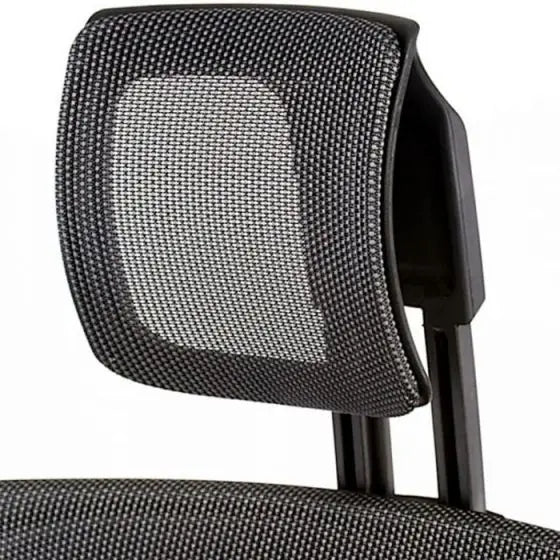 High Back Fabric Chair 49 cm - Black Office Chair-GCC Home Center