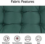 Load image into Gallery viewer, High Back Garden Chair Cushion Pads, Weather-Resistance Rocking Chair Lounger Cushions for Garden Indoor Outdoor - Gray-GCC Home Center