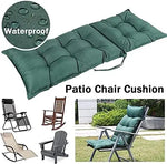 Load image into Gallery viewer, High Back Garden Chair Cushion Pads, Weather-Resistance Rocking Chair Lounger Cushions for Garden Indoor Outdoor - Gray-GCC Home Center