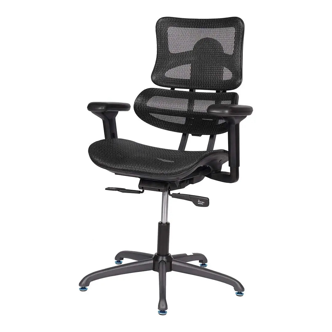 High Back Medicated Chair, Office Chair With Height Adjustable, Lumbar Support And 5 Swivel Wheels-GCC Home Center