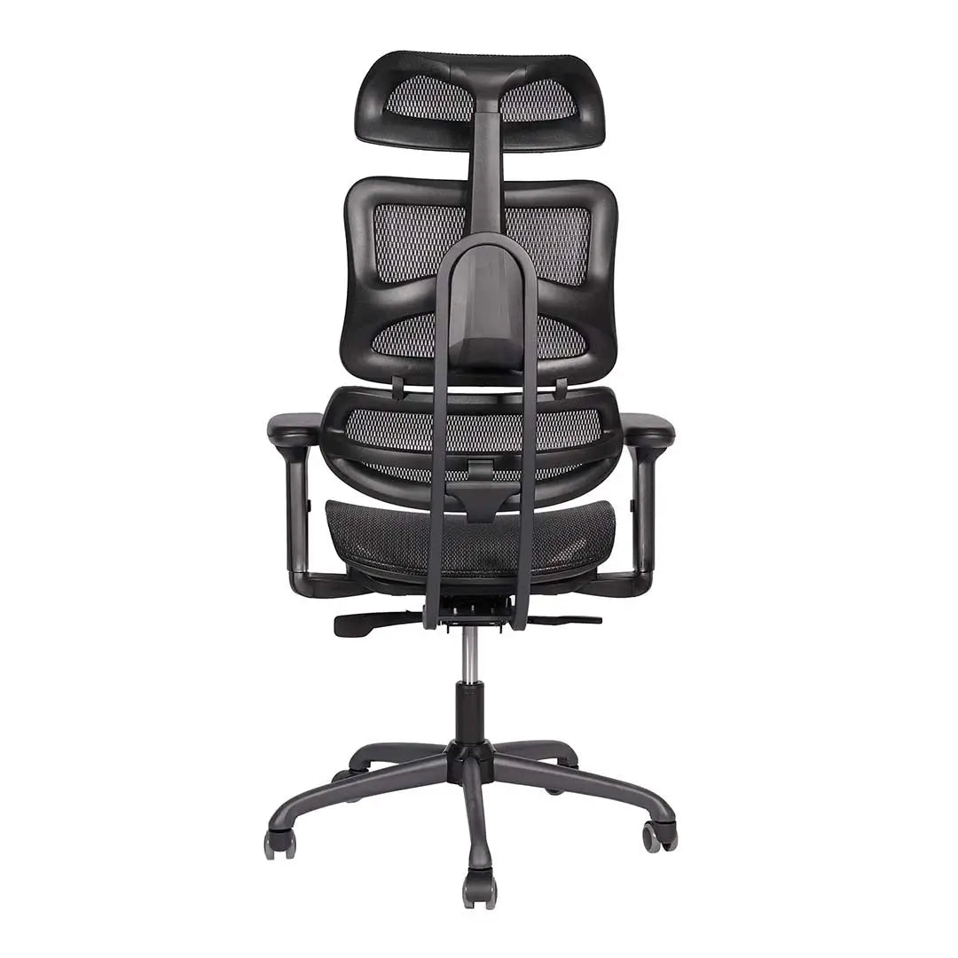 High Back Medicated Chair, Office Chair With Height Adjustable, Lumbar Support And 5 Swivel Wheels-GCC Home Center