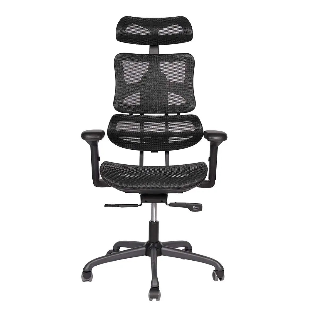 High Back Medicated Chair, Office Chair With Height Adjustable, Lumbar Support And 5 Swivel Wheels-GCC Home Center