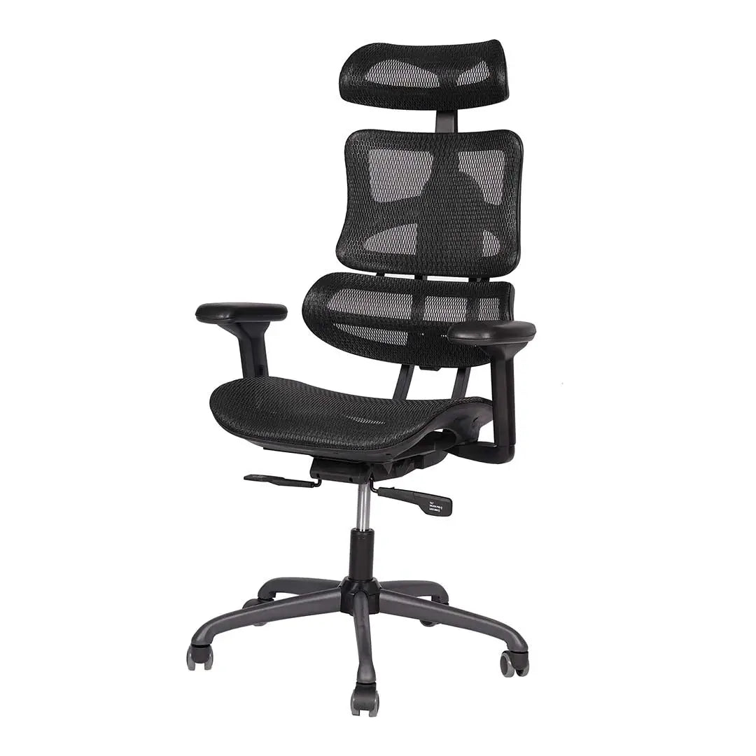 High Back Medicated Chair, Office Chair With Height Adjustable, Lumbar Support And 5 Swivel Wheels-GCC Home Center