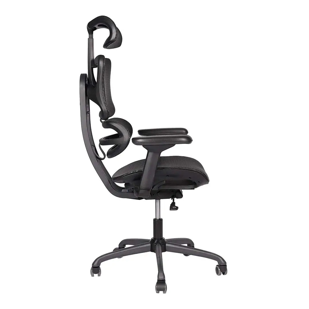High Back Medicated Chair, Office Chair With Height Adjustable, Lumbar Support And 5 Swivel Wheels-GCC Home Center