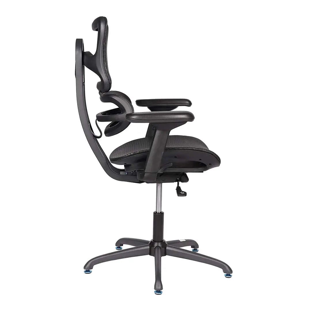 High Back Medicated Chair, Office Chair With Height Adjustable, Lumbar Support And 5 Swivel Wheels-GCC Home Center