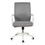 Load image into Gallery viewer, High Back Office Chair With Height Adjustable And 5 Swivel Wheels-GCC Home Center
