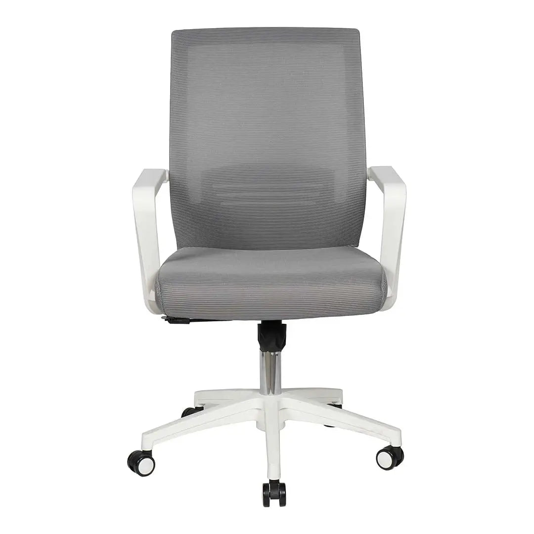 High Back Office Chair With Height Adjustable And 5 Swivel Wheels-GCC Home Center