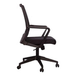 Load image into Gallery viewer, High Back Office Chair With Height Adjustable And 5 Swivel Wheels-GCC Home Center