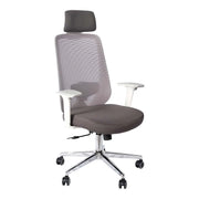 High Back Office Chair With Height Adjustable And 5 Swivel Wheels-GCC Home Center