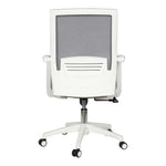 Load image into Gallery viewer, High Back Office Chair With Height Adjustable And 5 Swivel Wheels-GCC Home Center