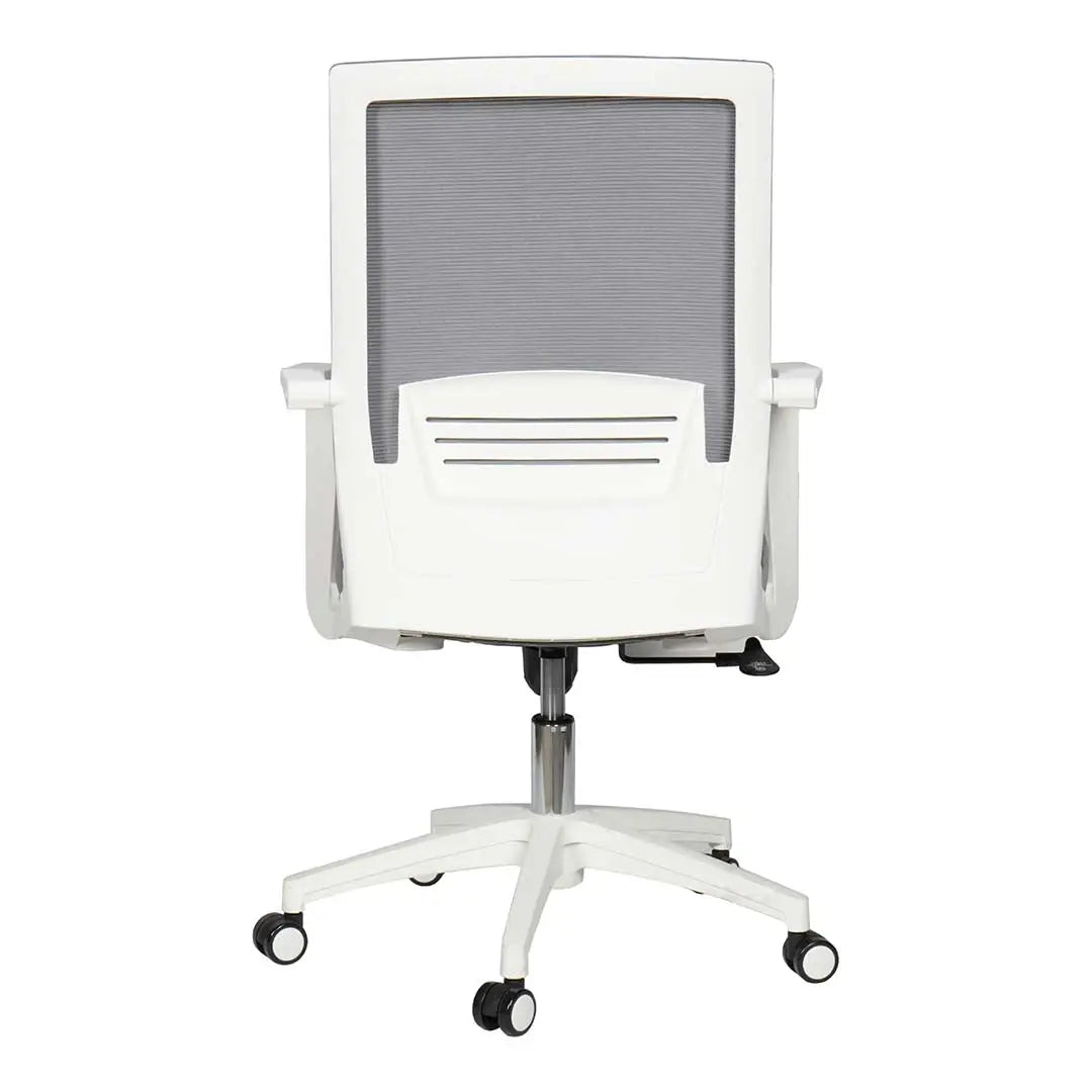 High Back Office Chair With Height Adjustable And 5 Swivel Wheels-GCC Home Center