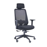 Load image into Gallery viewer, High Back Office Chair With Height Adjustable And 5 Swivel Wheels-GCC Home Center