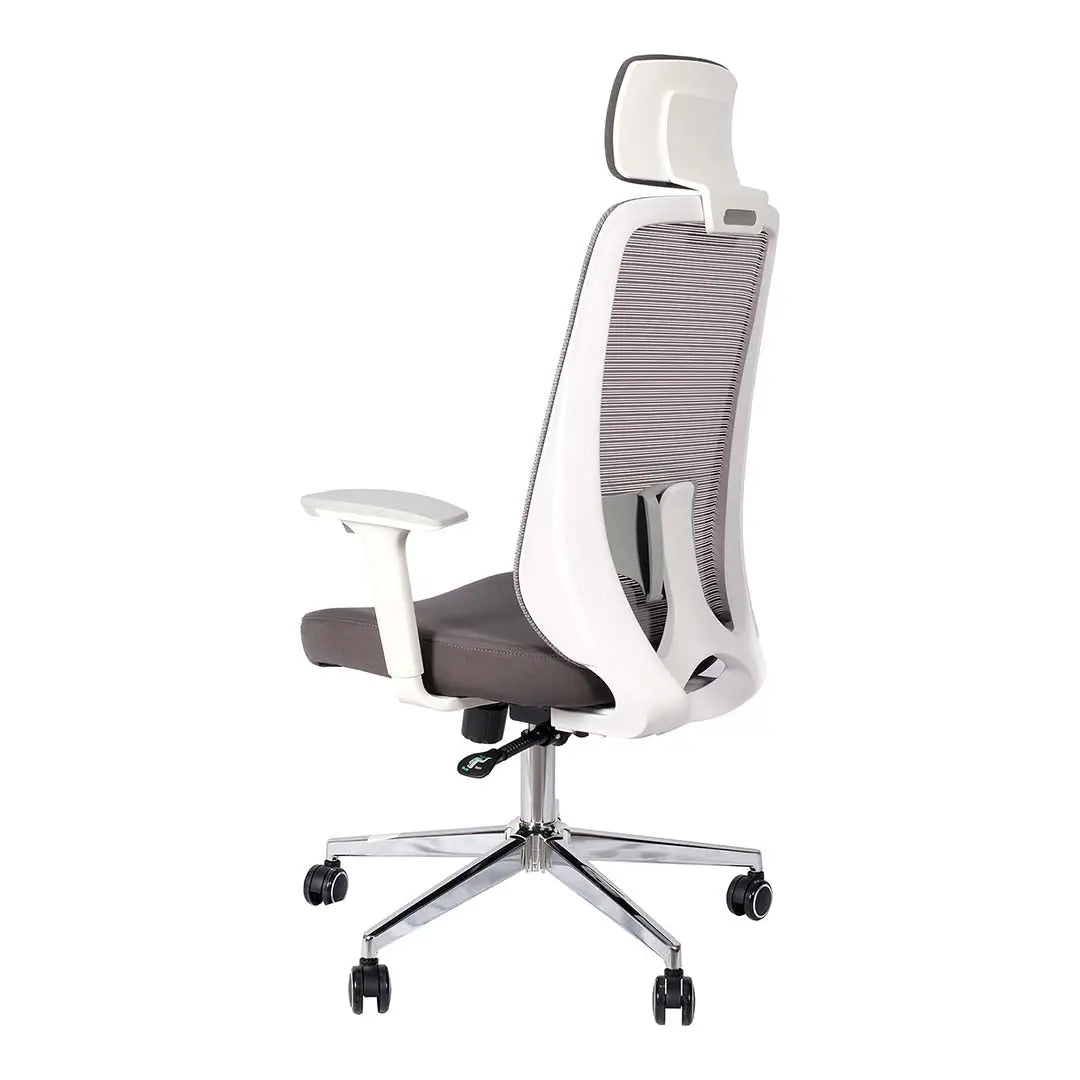 High Back Office Chair With Height Adjustable And 5 Swivel Wheels-GCC Home Center