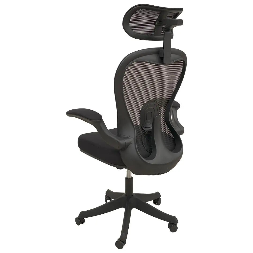 High Back Office Chair With Height Adjustable And Arm Rest-GCC Home Center
