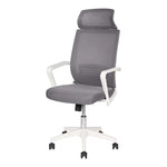 Load image into Gallery viewer, High Back Office Chair With Height Adjustable, Lumbar Support And 5 Swivel Wheels-GCC Home Center