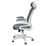 Load image into Gallery viewer, High Back Office Chair With Lumbar Support, Height Adjustable And Swivel Wheels-GCC Home Center