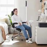 Load image into Gallery viewer, High Back Office Mesh Chair Swivel Adjustable Chair Mesh Backrest with Headrest and Flip Up Armrests Chair Black for Home, Office, Study Room-GCC Home Center