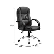 High Back PU Executive Ergonomic Swivel Chair-GCC Home Center