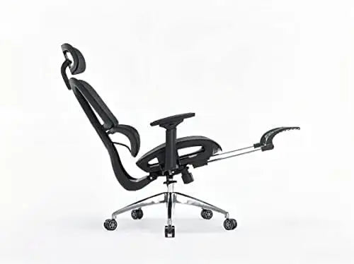 High Back Thick Cushion Computer Chair with Headrest and 3D Armrests, Adjustable Height Home Gaming Chair (Grey),-GCC Home Center