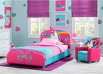 Load image into Gallery viewer, High Back -Unicorn Printed Upholstered stylish Chair -pink and sky blue