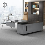 Load image into Gallery viewer, High-End Modern Luxury Wooden Desk Elegant Executive Office Furniture Extendable Villa Home Office Building Modular Design CEO 180x160