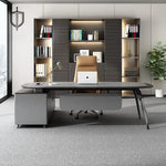 Load image into Gallery viewer, High-End Modern Luxury Wooden Desk Elegant Executive Office Furniture Extendable Villa Home Office Building Modular Design CEO 180x160