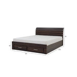 Load image into Gallery viewer, High-Quality Bed with Drawers And Headboard