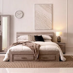 Load image into Gallery viewer, High-Quality Bed with Drawers And Headboard
