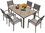 Load image into Gallery viewer, Homall 3 Pieces Patio Furniture Set Outdoor Patio Conversation Textilene Bistro Set Modern Porch Lawn Chairs with Coffee Table for Home and Balcony (Black)