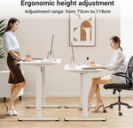 Load image into Gallery viewer, Homall Standing Desk Height Adjustable Desk Electric Lifting Table Adjustable Office Desk Stand Up Office Table Standing Desk Electric Lifting Table (100 * 60cm)-GCC Home Center