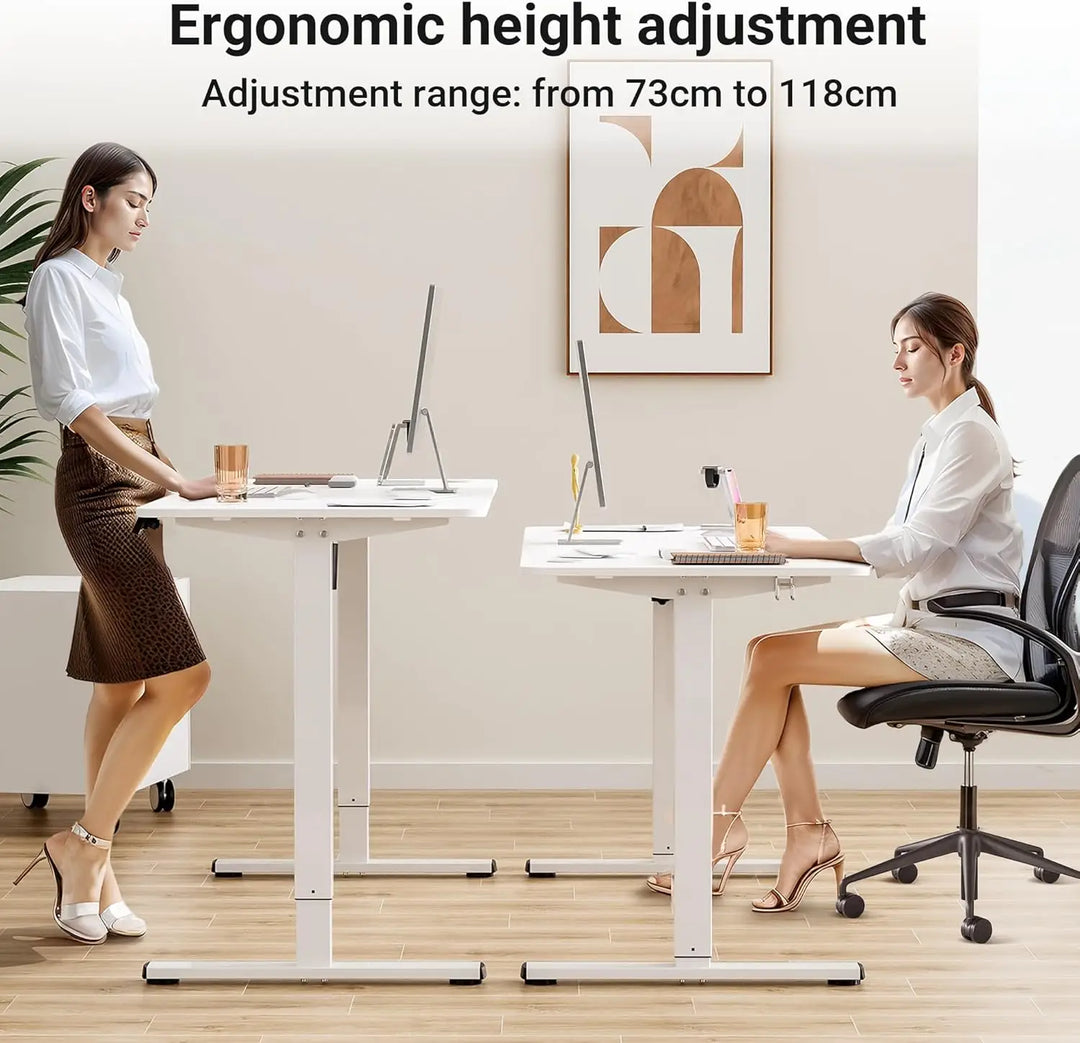 Homall Standing Desk Height Adjustable Desk Electric Lifting Table Adjustable Office Desk Stand Up Office Table Standing Desk Electric Lifting Table (100 * 60cm)-GCC Home Center