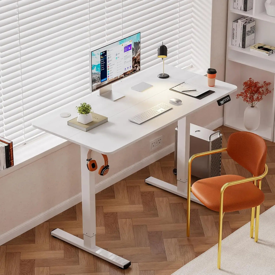 Homall Standing Desk Height Adjustable Desk Electric Lifting Table Adjustable Office Desk Stand Up Office Table Standing Desk Electric Lifting Table (100 * 60cm)-GCC Home Center
