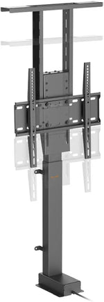 Load image into Gallery viewer, Home Height Adjustable Motorized TV Lift Mount with Remote Control 32"-139