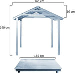 Load image into Gallery viewer, Hut Shape Gazebo, Length 145cm, Width 145cm, Height 240cm-GCC Home Center