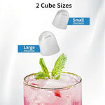 Load image into Gallery viewer, Ice Cube Maker Machine Countertop, Quick Bullet Ice 6 Mins | 12KG Daily Output, 2 Ice Sizes, Self-Cleaning Portable Ice Maker with Accessories for Home, Office, Bar, RV