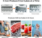 Load image into Gallery viewer, Arabian Mall Portable Countertop Ice Cube Maker (12Kg/24H Output, 2.2L Water Tank, 2 Ice Sizes)
