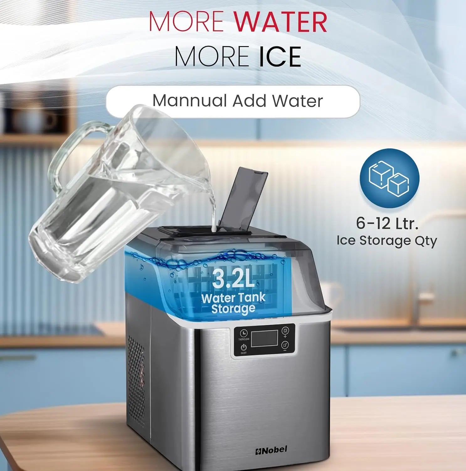 Automatic Ice Maker Machine Fast Cube Production Store – Arabian Mall